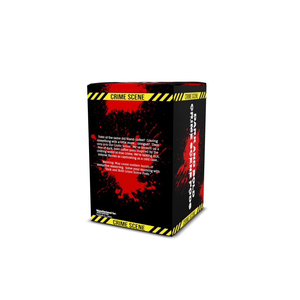 Dark and Bold Crime Scene Pods
